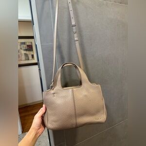 Furla Beige Leather Crossbody Bag